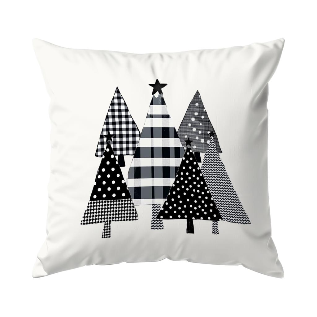 Christmas Simplicity Pillowcase Bedroom Sofa Cushion Cover 100% Polyester Living Room Cushion Pillowcase Home Decor