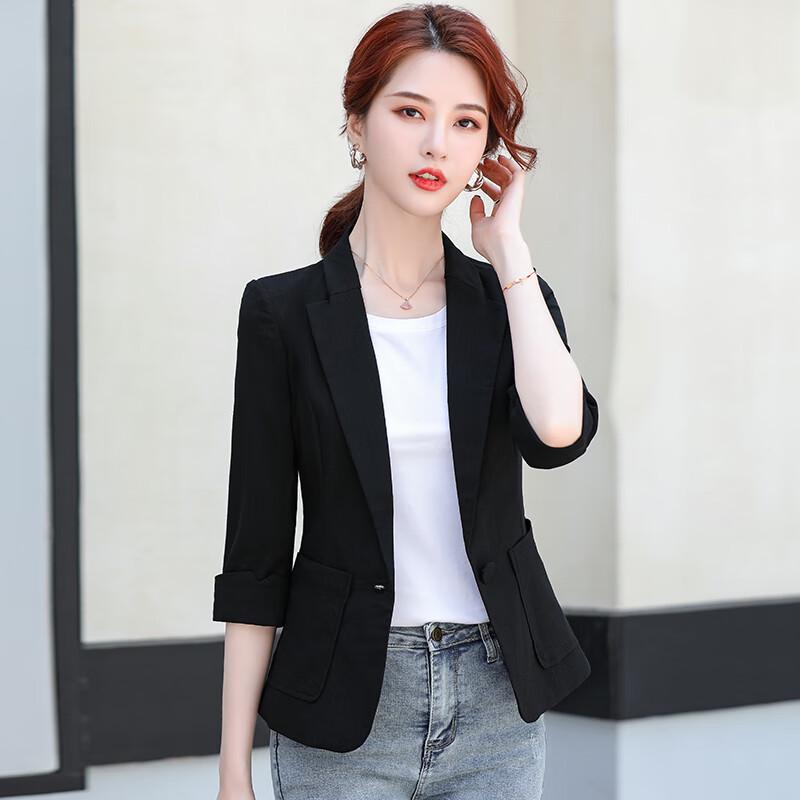 Women's Summer Lightweight Seven-Quarter Sleeve Blazer