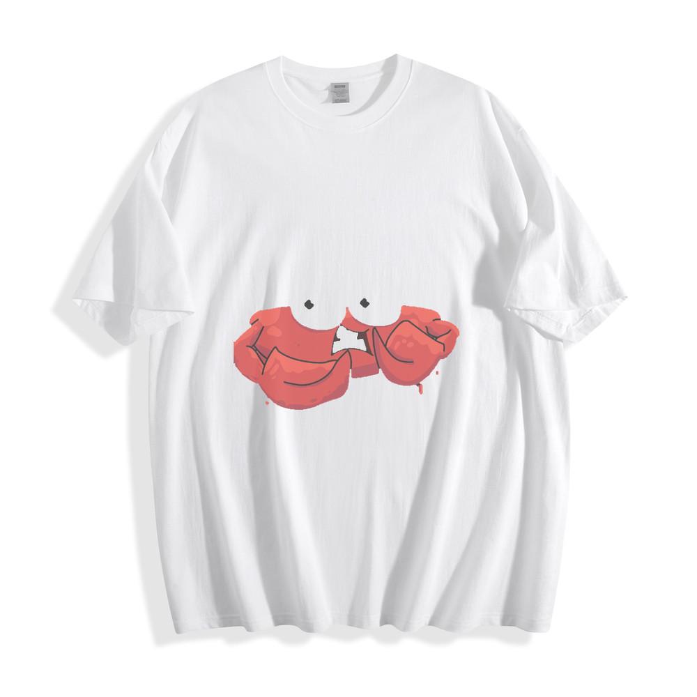 

Cartoon Red Crab Claws Graphic T-Shirt XL