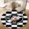 1pc Football Team (45) Design Printed Area Round Carpet for Bedroom Living Room Home Decor Rugs Mat Non Slip Mat Rug for Bedside