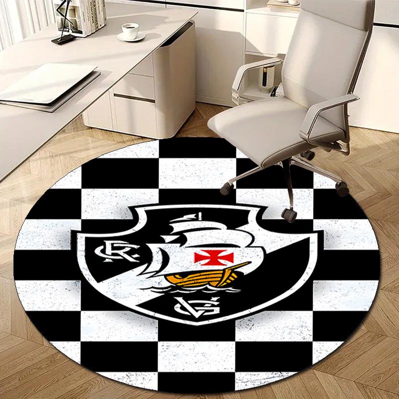 1pc Football Team (45) Design Printed Area Round Carpet for Bedroom Living Room Home Decor Rugs Mat Non Slip Mat Rug for Bedside