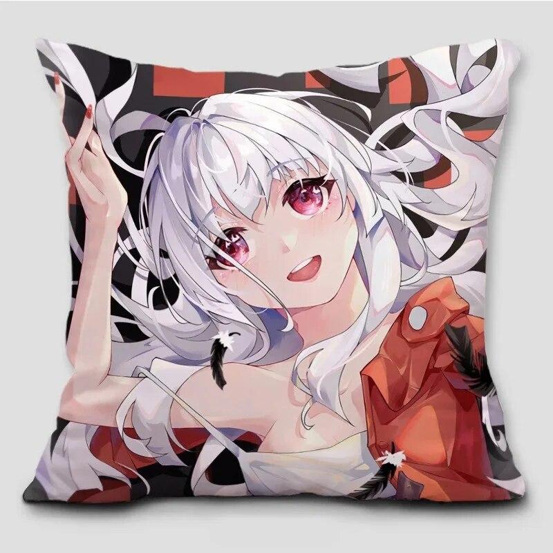 Anime Honkai Impact Pillow Cover Cosplay Cute Comic Print Cushion Cover Sofa Bedroom Home Decoration Pillow Cover