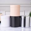 Round Flower Gift Box Solid Color Cardboard Gift Packaging Paper Box Silver Flower Arrangement Bucket Wedding Party Decoration