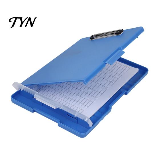 Durable Plastic Clipboard for Nurses with Storage And Pen Holder, Letter Size Slimcase Sturdy Polypropylene Folder Folder, Portable Document Organizer