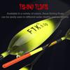 FTK 5pcs/lot Fishing Float Size 1g/2g/3g/4g/5gBarguzinsky Fir Floats Buoy Bobber Fishing Floats Multicolor Fishing Tackle Pesca