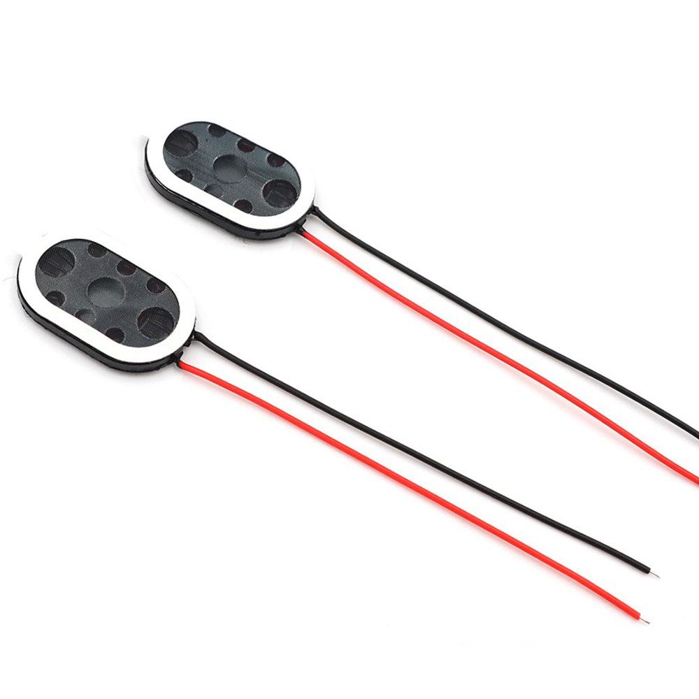 5Piece/batch 8 ohm 1 watt small speaker connector 2415 mobile phone tablet micro speaker 24 × 15 mm oval speaker with 60 mm cable Ard ui no