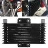 8 Row Black Engine Oil Cooler Cooling Radiator Universal for 125‑250CC Motorcycle Dirt Bike ATV