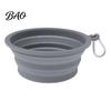 Collapsible Cat Bowl Foldable Dog Bowl, with Carabiner, Portable Paw Shape Pet Silicone for Dogs Cats Travel Camping