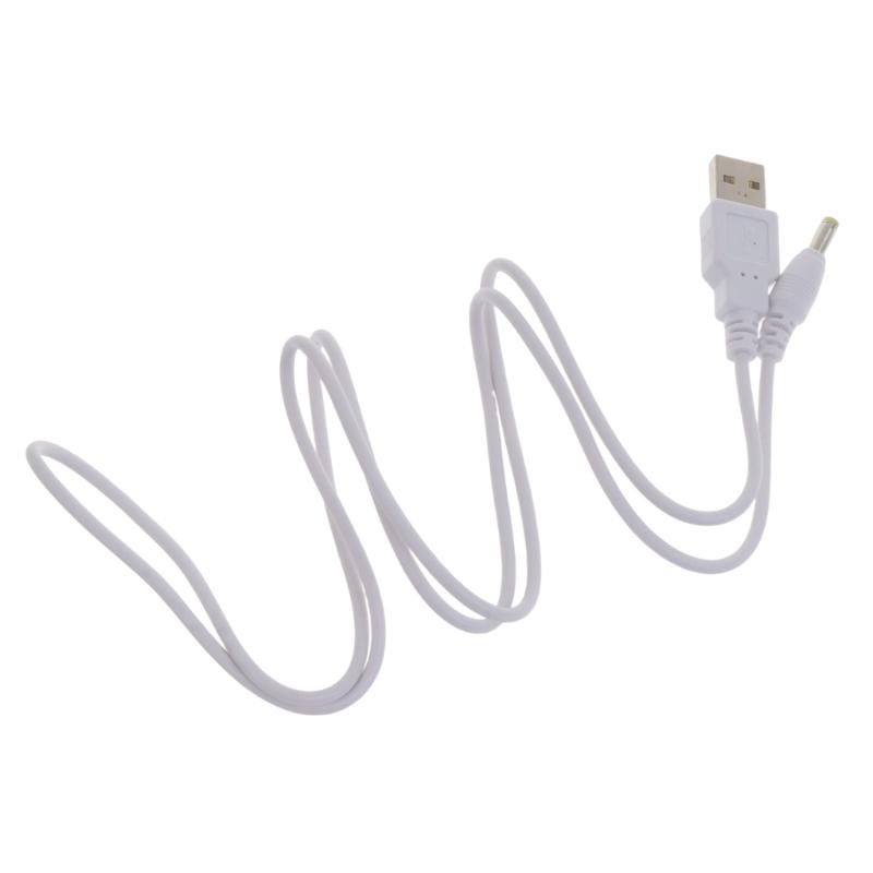 USB To DC 4.0x1.7mm 5 Volt DC Barrel Jack Power Cable,USB LED Strip Lights Flashlight Charging Cord USB To DC 4.0x1.7mm