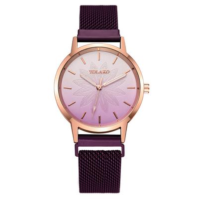 Fashion Gradient Print Women's Watch Women's Watch Magnetic Quartz Watch Magnetic Watch