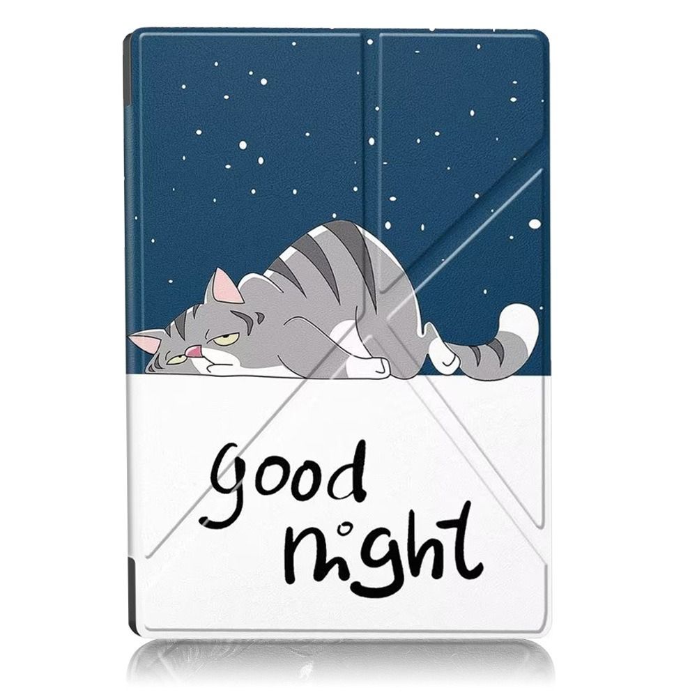 6 Zoll E-Reader Hülle Magnetischer Mehrfachfaltständer Smart Cover Leder Stoßfestes Folio Cover für Rakuten Kobo Nia N306