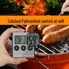 Stylish Electronic Kitchen and BBQ Food Thermometer with Timer