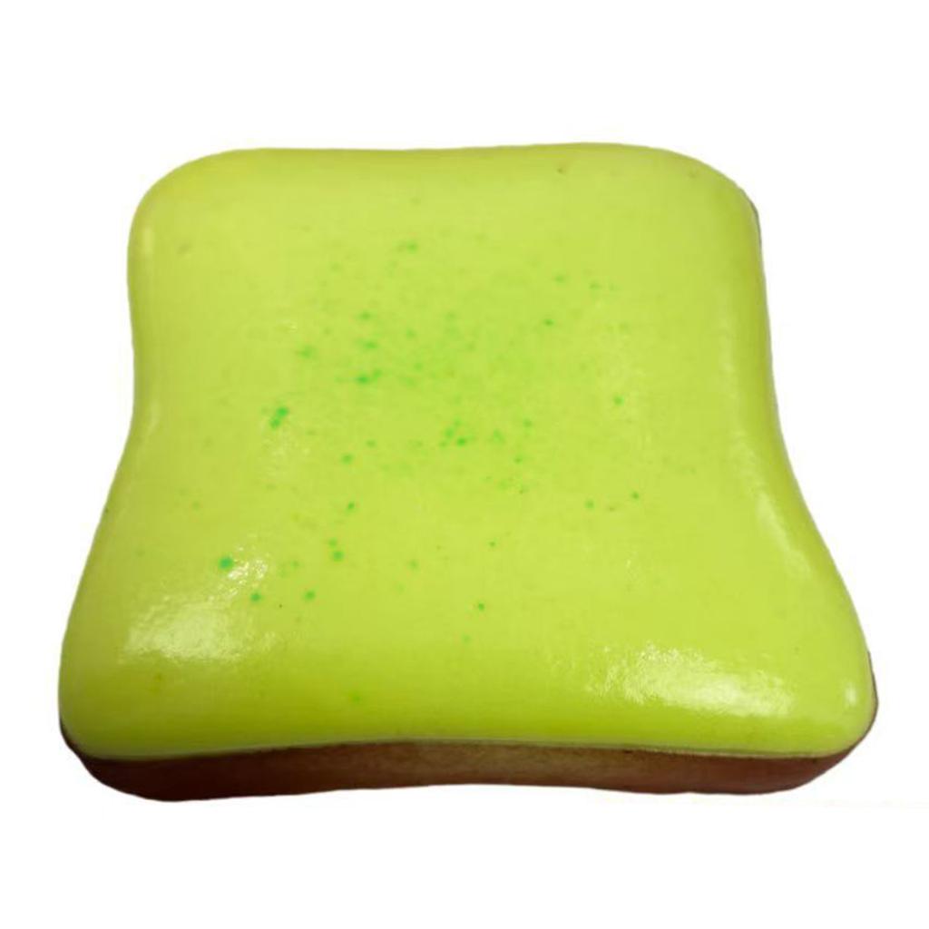 Bread Shape Squishes Soft Slow Rising Toy Realistic Toast-Shaped Squeeze Toy Fun Kawaii Desk Accessory for Adults & Teens