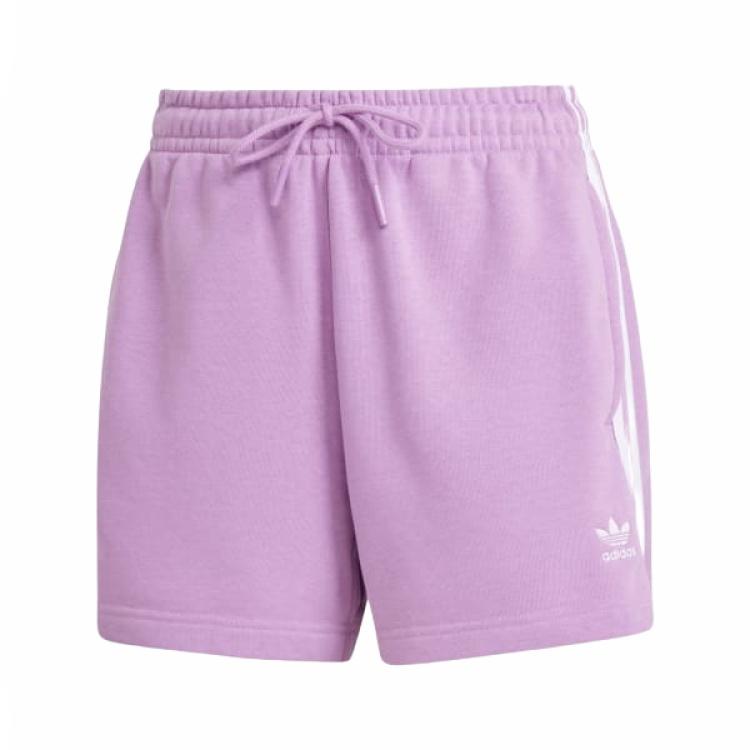 (WMNS) adidas 3-Stripes French Terry Shorts Asia Sizing Purple Women s IY2155 XL