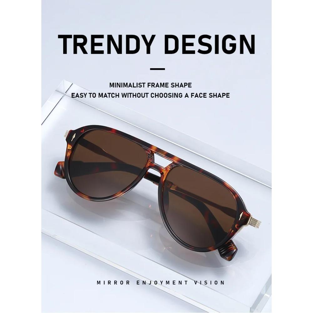 Fashionable Metal Sunglasses Party Gatherings Stage Performances Street Photography Fashion Wear Take UV Resistant Glasses