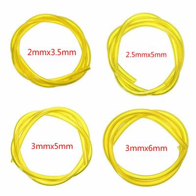 Uzunluk 1 metre Yakıt Hortumu İp Tüp Benzin Hattı Çalı Kesici Testere Üfleyici Alet için 2x3.5mm/2.5x5mm/3x5mm/3x6mm