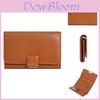 Ladies Wallet Card Holder Pu Leather Zipper Long Style For Daily Use