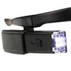 With LED Reading Glasses Magnifier USB Rechargeable Illuminated Magnifier  For Reading Reparing