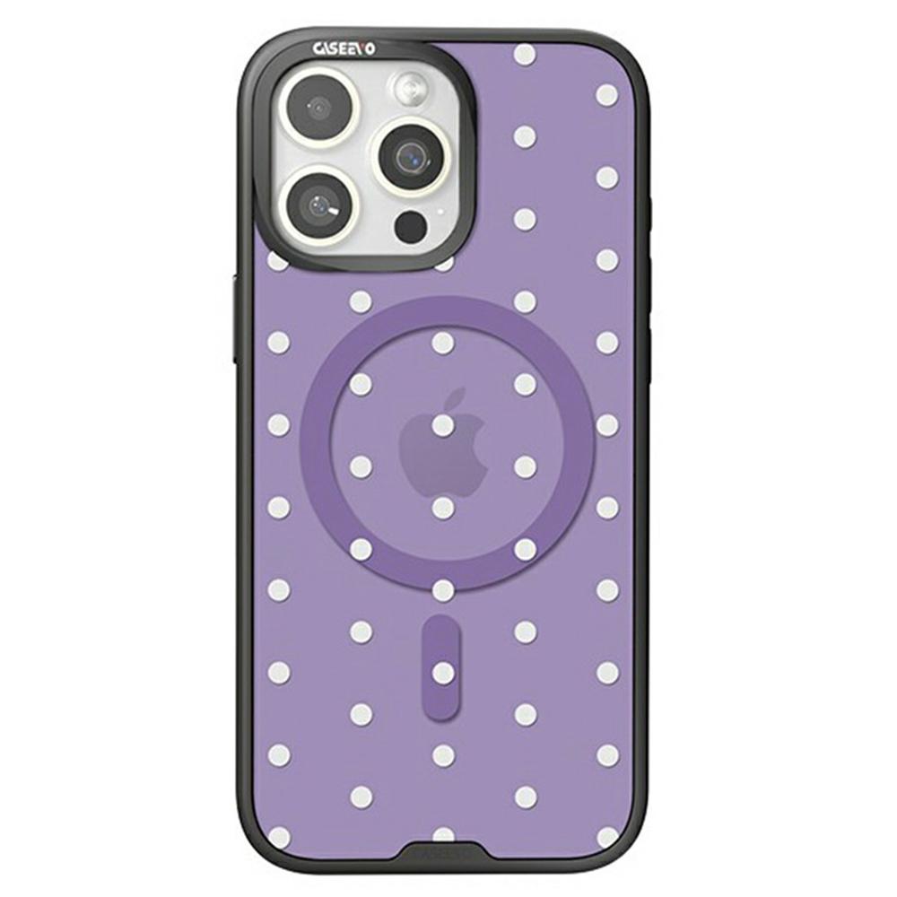CASEEVO For iPhone 14 Pro Max Case Compatible with MagSafe TPU Acrylic Cover with Interchangeable Dots Backplate