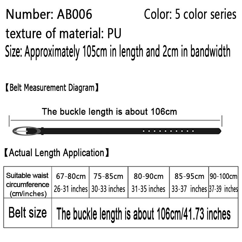 Vintage Women Fashion PU Leather Waist Belt Vintage Y2K Gothic Buckle Metal Strap Jeans Trouser Dress Waistband Fashion AB006