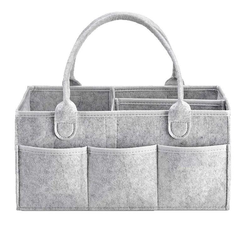 Große Filz-Windeltasche - Outdoor-Aufbewahrung & Kleinkram-Organizer für Mütter
