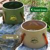 Seau à eau portable multifonctionnel pour le voyage, le camping, le trempage des pieds, la pêche et les activités de plein air