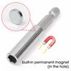 60mm 1/4in Hex Shank Magnetic Screwdriver Extension Rod Bars Holder Electric Drill Bit Adapter Quick Change Hand Tool Parts
