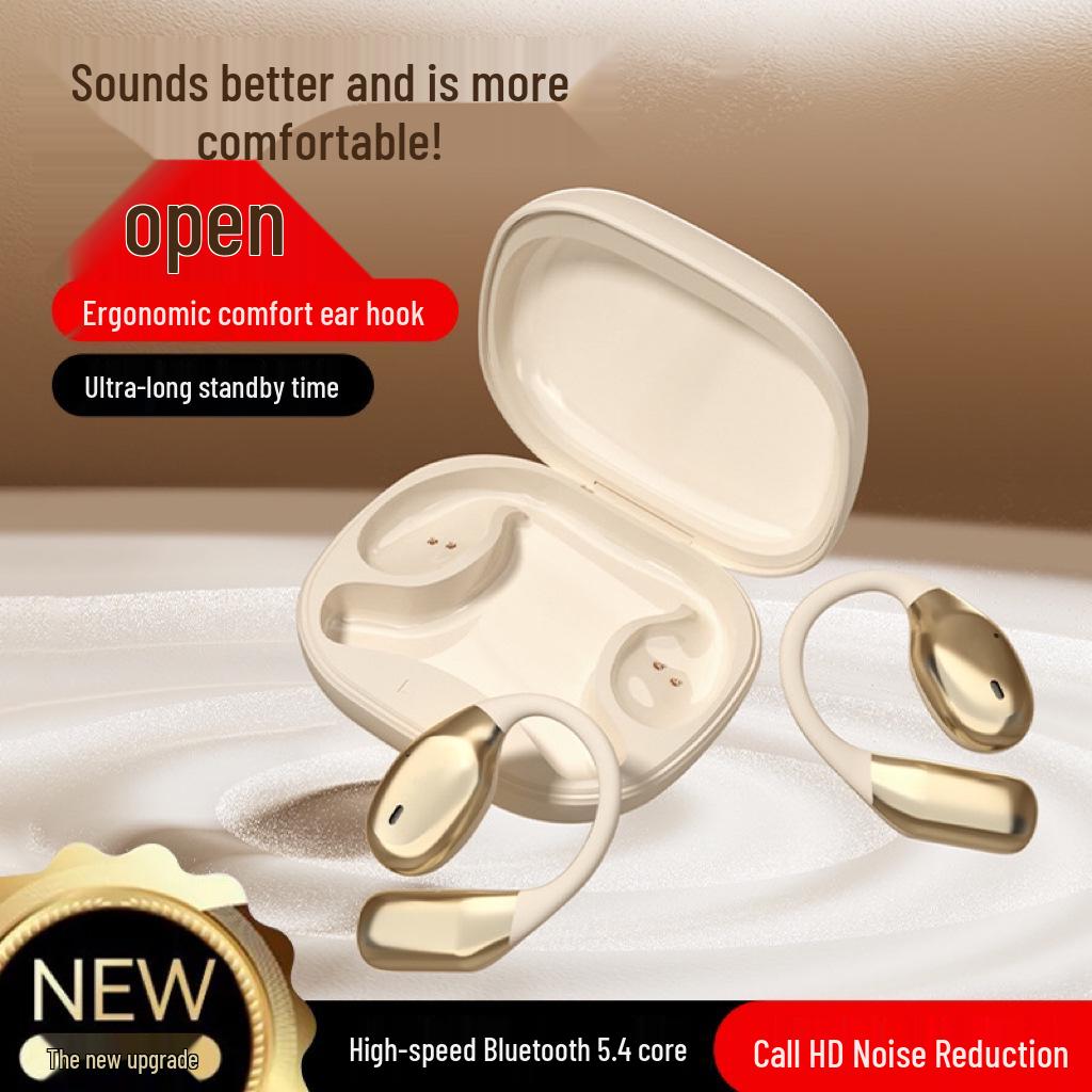 Multilingual AI Translation Bluetooth Earphones with Long Battery Life for Over-Ear Sports Use