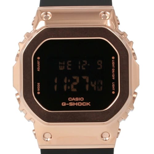 Casio G-Shock Men's Digital Square Metal Case S Series Watch, Black, GM-S5600PG-1
