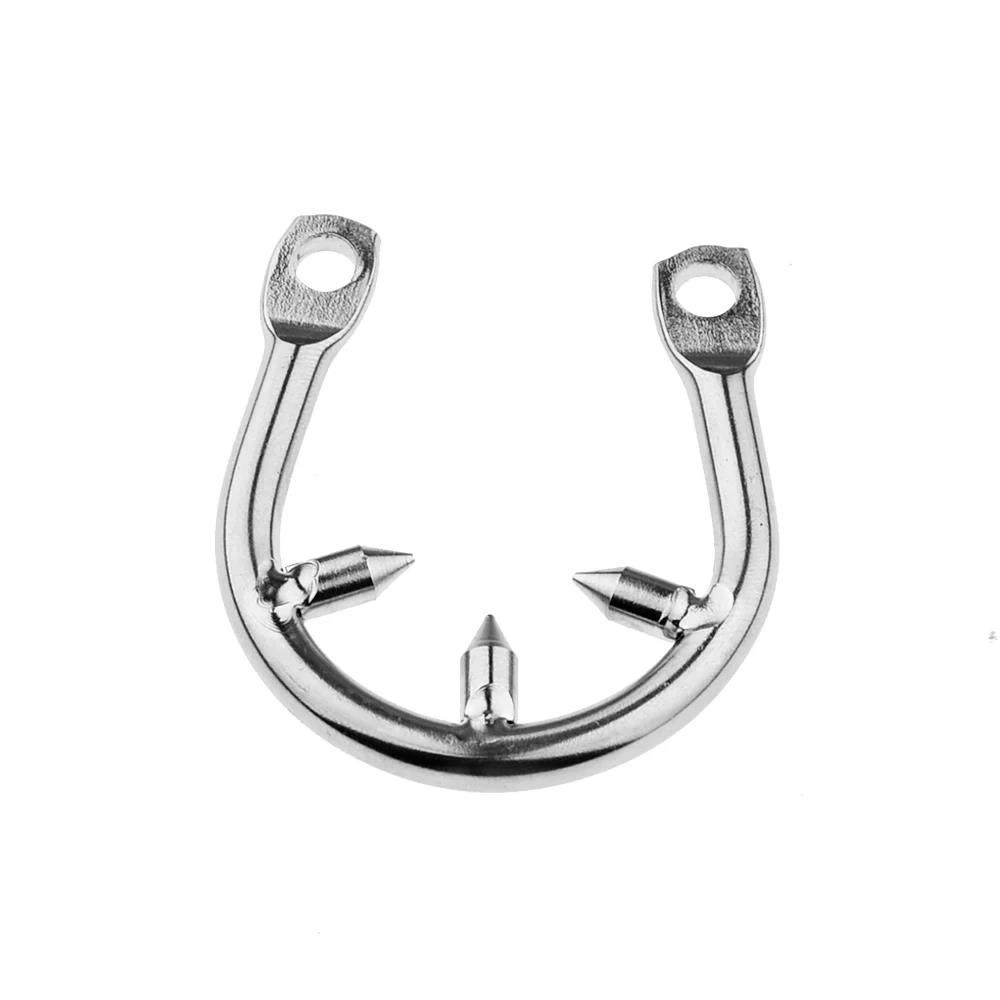 Flat Chastity Lock for Men Metal Chastity Devices Urethral Plug High Comfort Anti Cheating Dormant Lock Sex Toy for Couple SM