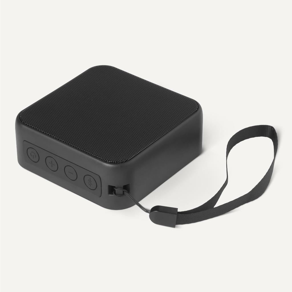 Amazon Basics Bluetooth 6 Hours of IPX5 Portable for Indoor and Outdoor Compact Size x x Black Speaker, Wireless, Playback, Waterproof, Use, (9.6 9.9