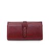 New women's wallet solid color fashion long wallet fashion magnetic buckle change purse