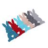 6Pcs Easter Bunny Money Holders Felt Bulk Cute Basket Stuffers   Decorations Mixed Color