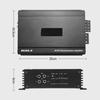 4 Channel Car Power Amplifier Portable Stereo Bass Speaker High Power Car Audio Modification System 25* 16.5 * 6cm