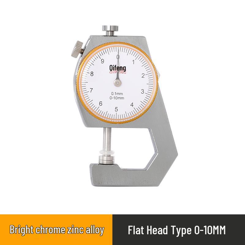 High-Precision 0.001 Micrometer Digital Thickness Gauge with Flat and Curved Tips