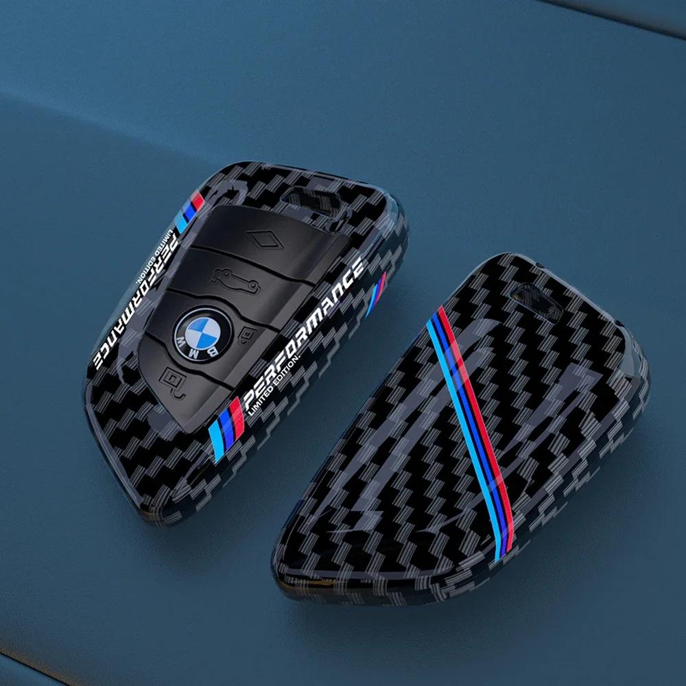 2025 M ABS Carbon Fiber Car Key Case Cover For BMW 1 2 3 4 5 6 7 Series X1 X3 X4 X5 X6 X7 F10 F20 F30 G30 G20 G01 F15 F16 G02