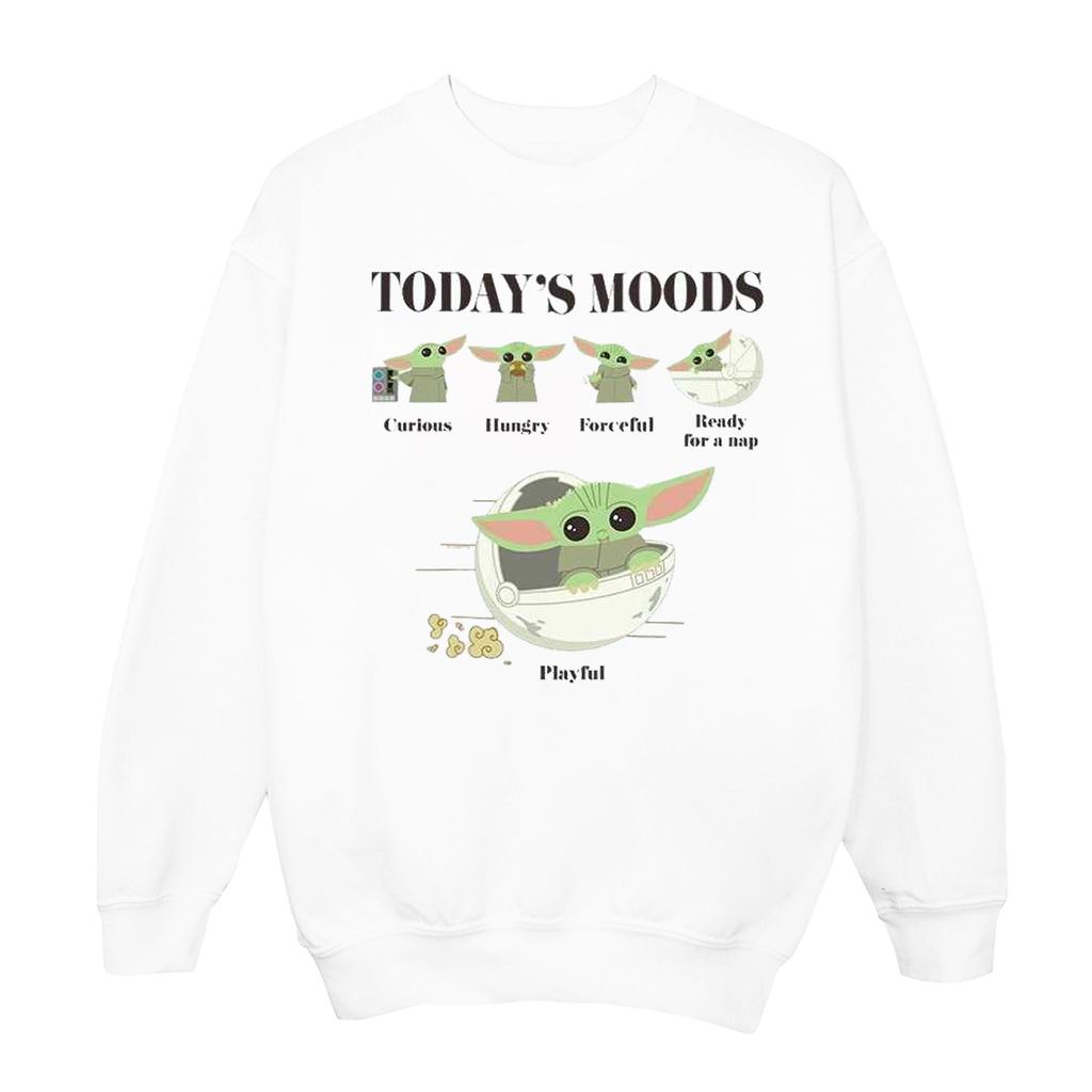 Star Wars Girls The Mandalorian The Child Moods Sweatshirt