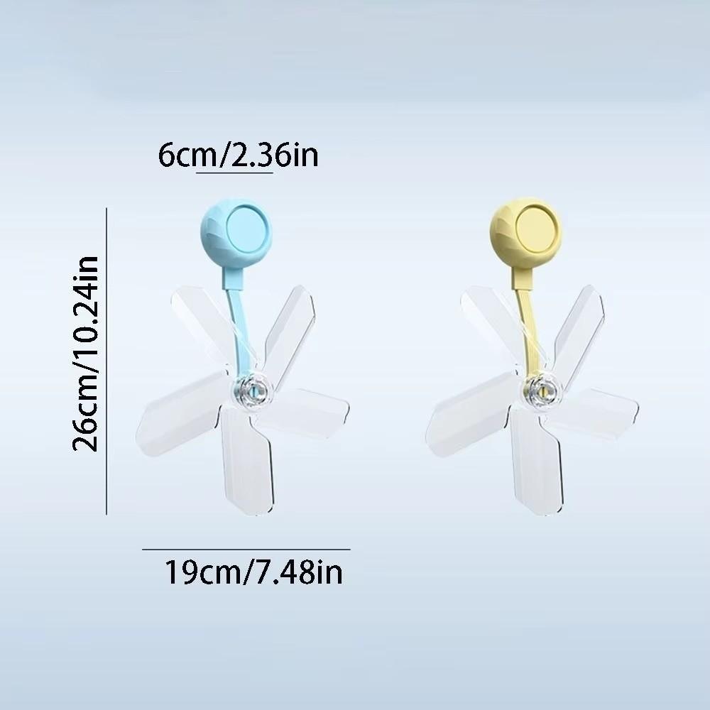 3 Stück Saugbecher-Montierter Klimaanlagen-Ventilator Windmühlenförmiger Windschutz Klimaanlage