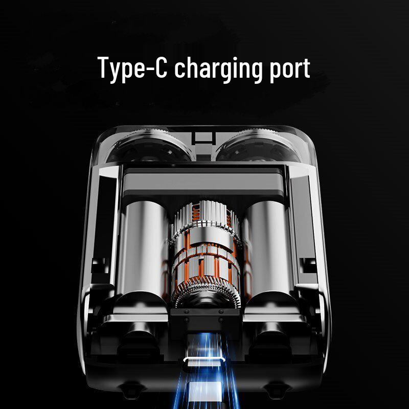Official Men's Rechargeable Portable Mini Electric Shaver - Washable for Home and Car Use