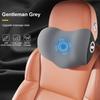 3 In1 Car Electric Heating Lumbar Support Headrest Vibration Massage Lumbar Support Neck Pillow Lumbar Cushion Car Seat Supplies