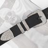 New Women's Belt Diamond-encrusted Spice Girl Y2K Alloy Premium Belt Women's Black Versatile Jeans Decorative Belt