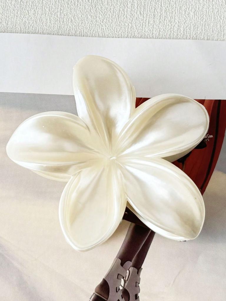 1/2 Pcs Simple Shiny Egg Flower Hair Claws For Women Girls Party Hair Accessories