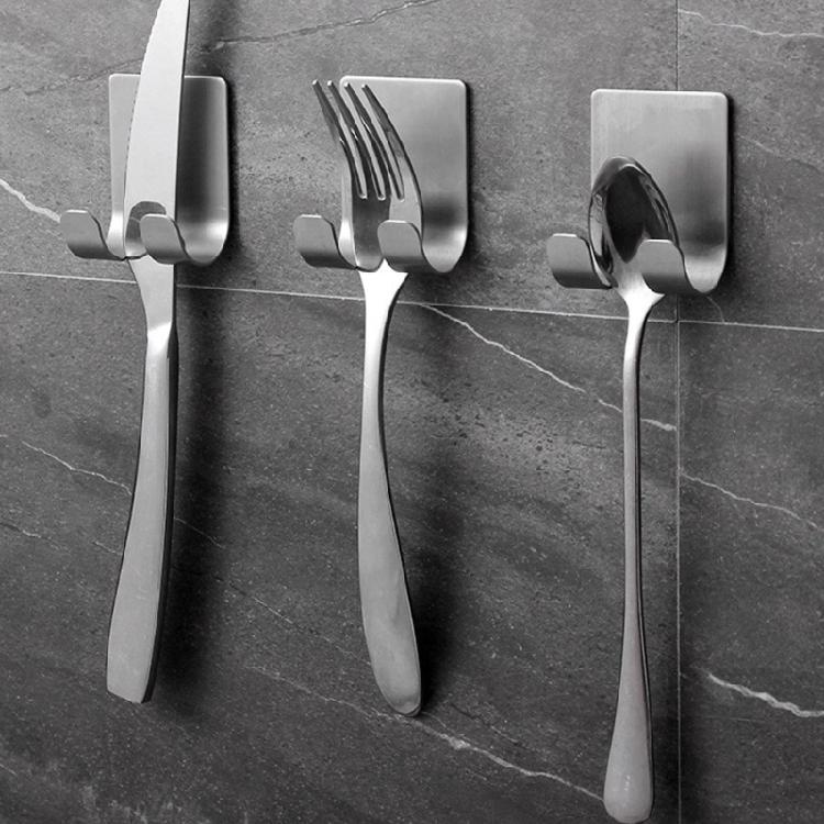 Contemporary Bath Storage Hook For Razors Chargers Stainless Steel Drillless Mounting System Durable Bathroom Organizers