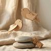 10 Sets of Wooden Bird-Shaped Ornaments, Wooden Bird Shapes for DIY Coloring, Children's Educational Tools, Handmade Holiday Decorations, Holiday P