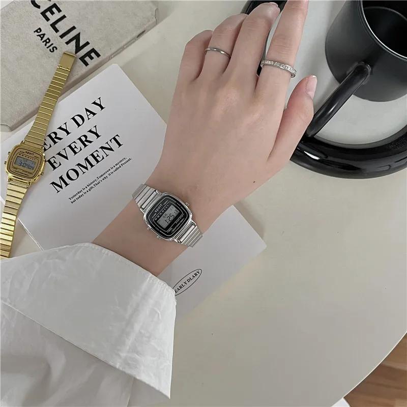 Luxury Small Dial Digital Women Electronic Watches Calendar Waterproof Ladies Sports Wristwatches Girl Clock Relogio Feminino