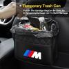 Car Back Seat Storage Bag Organizer Box Emblem Accessories For BMW E46 E39 E53 E36 F22 E87 E90 E91 E92 E65 X5 X3 1 3 5 7 Series