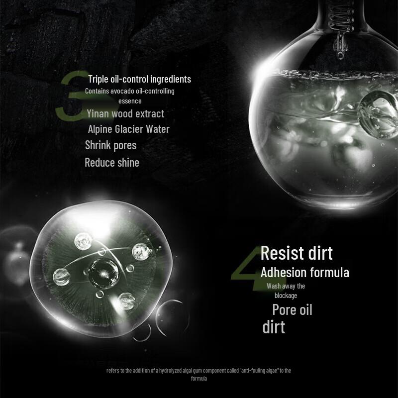 Mentholatum Men's Deep Cleansing Charcoal Face Wash