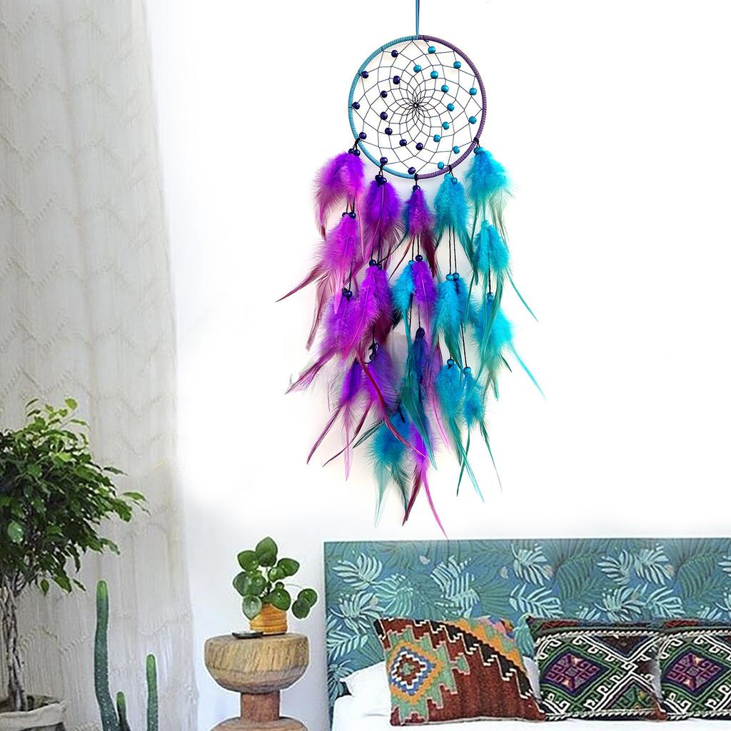 Home Decoration Indian Dreamcatcher Room Wall Decoration Simple Wind Two-color Dreamcatcher Home Decoration Hanging Decoration Dreamcatcher Hanging