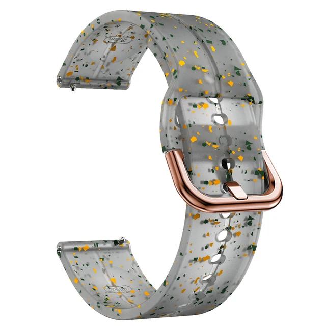 Bedrucktes Silikonarmband für Huawei Watch Amazfit GTS 4/2 Mini Neues Damenarmband für Amazfit Bip U S GTS 3 GTS GTS2 Armband