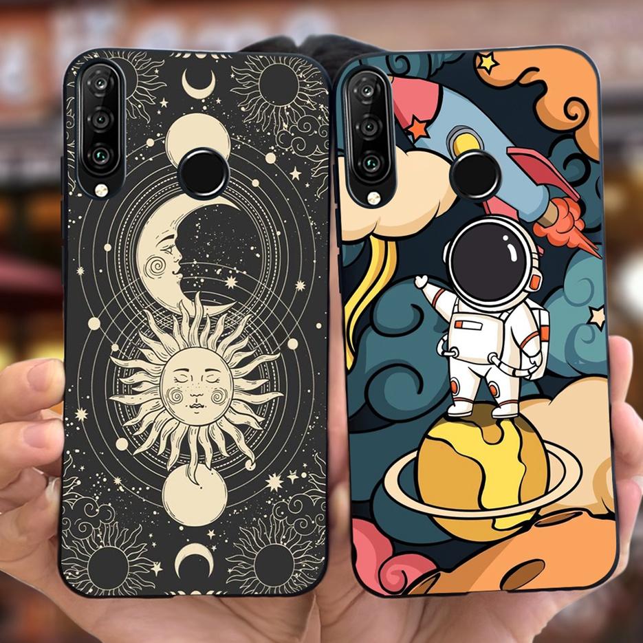 For Huawei P30 Lite Case Cute Fashion Carton Cover Soft Silicone Phone Case For Huawei P30 Pro P 30 Lite P30Lite Back Cover Bags